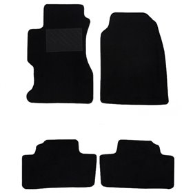 Μοκέτες Αυτοκινήτου Συμβατές Με BMW E90 2-4D Και E91 5D 2005+ Μαύρες 4Τμχ