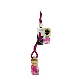 Αρωματικό Αυτοκινήτου Κρεμαστό Μπουκαλάκι Με Ξύλινο Καπάκι Aroma 4ml Με Άρωμα Bubble