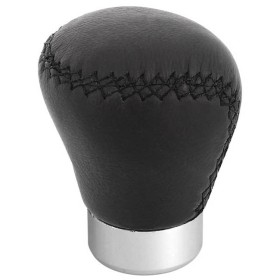 Πόμολο Λεβιέ Ταχυτήτων Δερμάτινο Τρυπητό Οβάλ Μαύρο Με Μαύρες Ραφές Πόμολο Λεβιέ Ταχυτήτων Δερμάτινο Τρυπητό Οβάλ Μαύρο Με Μαύρες Ραφές