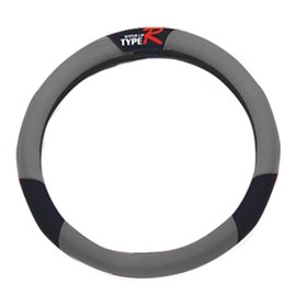 Κάλυμμα Τιμονιού Αυτοκινήτου Type-R Ύφασμα Μαύρο-Γκρι Medium 38cm Κάλυμμα Τιμονιού Αυτοκινήτου Type-R Ύφασμα Μαύρο-Γκρι Medium 38cm