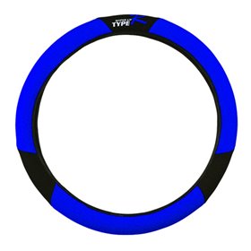 Κάλυμμα Τιμονιού Αυτοκινήτου Ύφασμα Type-R Μπλε-Μαύρο Medium 38cm 1Τμχ Κάλυμμα Τιμονιού Αυτοκινήτου Ύφασμα Type-R Μπλε-Μαύρο Medium 38cm 1Τμχ