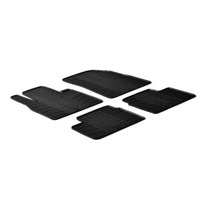 Πατάκια Αυτοκινήτου Gledring (0294) Συμβατά Με Nissan Micra 5D 2011-06.2017 4Τμχ