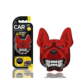 Αρωματικό Αυτοκινήτου Κρεμαστό Aroma Angry Dogs Pitbull Black