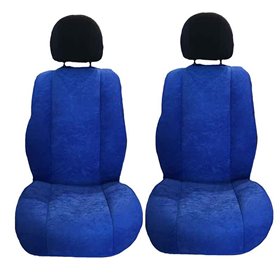 Πλατοκαθίσματα Αυτοκινήτου Alcadara Μπλε 2Τμχ