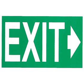 "Αυτοκόλλητο Σήμα ""EXIT""16x10cm 1Τμχ" Αυτοκόλλητο Σήμα "EXIT"16x10cm 1Τμχ