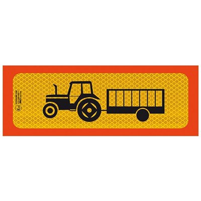 Πινακίδα Αλουμινίου 3M Tρακτέρ 50x20cm 50x20cm 1 Τμχ