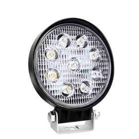 Προβολέας εργασίας 9led στρόγγυλος  Ø110 35W flat 9-36v awl06 02420 Amio Προβολέας εργασίας 9led στρόγγυλος  Ø110 35W flat 9-36v awl06 02420 Amio
