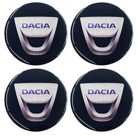 Αυτοκόλλητα Ζαντών Σμάλτο Dacia 60mm 4Τμχ