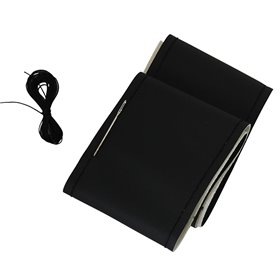 Κάλυμμα Τιμονιού Αυτοκινήτου Δερμάτινο Ραφτό Εξώγαζο Μαύρο Με Μαύρα Γαζιά Medium 38cm Κάλυμμα Τιμονιού Αυτοκινήτου Δερμάτινο Ραφτό Εξώγαζο Μαύρο Με Μαύρα Γαζιά Medium 38cm