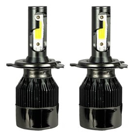 Λάμπες Led H4 C12 12/24V 36W 5500LM 6000k 2 Τμχ