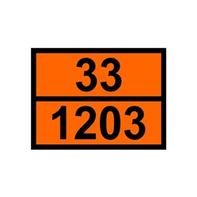 Πινακίδα Φορτηγού Καυσίμoυ 33/1203 Ανάγλυφη Π.ΑΝ.302 30x40cm 1 Τμχ