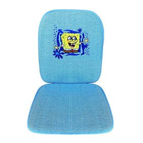 Πλατοκάθισμα Αυτοκινήτου Ψάθα Μπομπ Σφουγγαράκης Χαρούμενος Γαλάζιο 1Τμχ