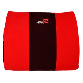 Μαξιλάρι Μέσης Type-R Για Το Κάθισμα Του Αυτοκινήτου Κόκκινο-Μαύρο 1Τμχ