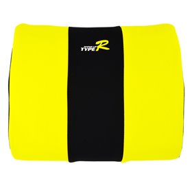 Μαξιλάρι Μέσης Type-R Για Το Κάθισμα Του Αυτοκινήτου Κίτρινο-Μαύρο 1Τμχ