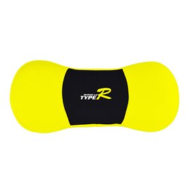 Μαξιλαράκι Αυχένα Type-R Για Το Κάθισμα Του Αυτοκινήτου Κίτρινο-Μαύρο 1Τμχ