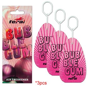 Σετ Αρωματικών Αυτοκινήτου Feral Classic Collection Bubble 3Τμχ