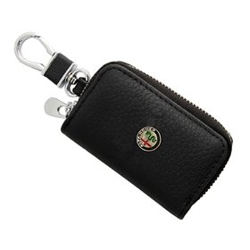 Μπρελόκ Δερμάτινο Με Κλειδοθήκη Alfa Romeo