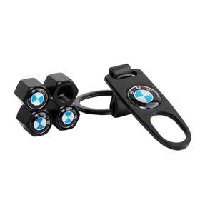 Καπάκια Βαλβίδων Αυτοκινήτου Με Μπρελόκ BMW 5Τμχ