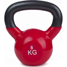 Liga Sport Kettlebell Βινυλίου 8kg Κόκκινο