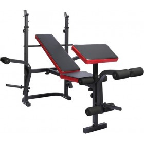TechSport ES-5430B Ρυθμιζόμενος Πάγκος Γυμναστικής Γενικής Χρήσης με Ορθοστάτες TechSport ES-5430B Ρυθμιζόμενος Πάγκος Γυμναστικής Γενικής Χρήσης με Ορθοστάτες