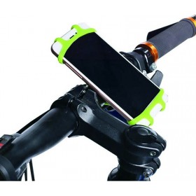MaxCom Shock Grip Βάση Στήριξης Ποδηλάτου για Κινητό Πράσινη 6"