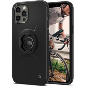 Spigen Gearlock GCF132 Bike Mount Back Cover Πλαστικό / Σιλικόνης Μαύρο (iPhone 12 / 12 Pro)