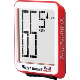 West Biking 12WLS Κοντέρ Ποδηλάτου Κόκκινο