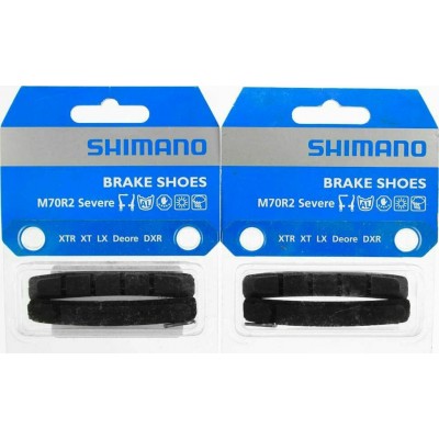 Shimano M70R2 Τακάκια για V-Brakes Ποδηλάτου 2 Ζεύγη