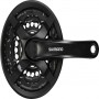 Shimano FC-TY501 EFCTY501E888CLB 48x38x28 με βίδες 6-7-8SP