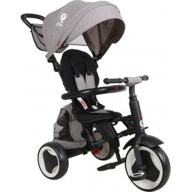 "Q Play Παιδικό Τρίκυκλο Ποδήλατο Πτυσσόμενο Q Play Παιδικό Τρίκυκλο Ποδήλατο Πτυσσόμενο, Μετατρεπόμενο με Χειρολαβή Γονέα & Σκίαστρο Rito Plus για 1-3 Ετών ΓκριΚωδικός: