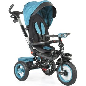 "Byox Παιδικό Τρίκυκλο Ποδήλατο Πτυσσόμενο με Air Wheels Byox Παιδικό Τρίκυκλο Ποδήλατο Πτυσσόμενο με Air Wheels, Σκίαστρο, Χειρολαβή Γονέα & Αποθηκευτικό Χώρο Jockey Air για 1-5 Ετώ
