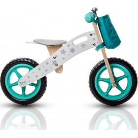 Kinderkraft Παιδικό Ποδήλατο Ισορροπίας Runner Stars Ξύλινο ΛευκόΚωδικός: KK99178 