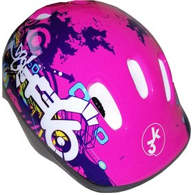 Αθλοπαιδιά 003.1032-K Κράνος Ποδηλάτου Παιδικό Ροζ