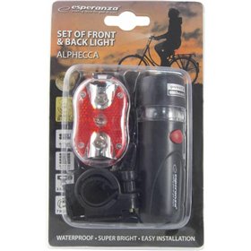 Esperanza Alphecca EOT015 Σετ Φώτα Ποδηλάτου Esperanza Alphecca EOT015 Σετ Φώτα Ποδηλάτου