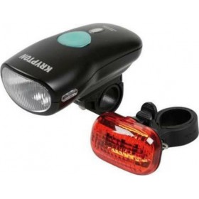 Lampa Krypton 9357.5-LB Σετ Φώτα Ποδηλάτου Lampa Krypton 9357.5-LB Σετ Φώτα Ποδηλάτου