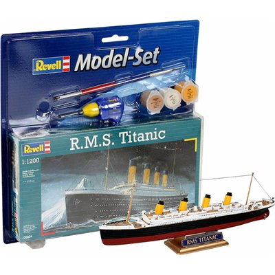 Revell R.M.S Titanic 1:1200 Σετ Δώρου με Χρώματα &amp Κόλλα