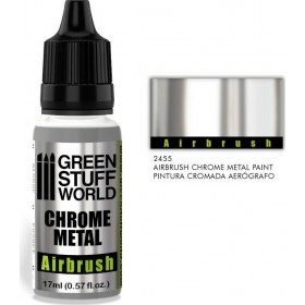 Chrome Metal 17ml (Χρώμα Αερογράφου για εφέ Χρωμίου) Chrome Metal 17ml (Χρώμα Αερογράφου για εφέ Χρωμίου)