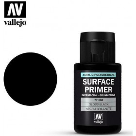 Acrylicos Vallejo Surface Primer Χρώμα Μοντελισμού Gloss Black 32ml Acrylicos Vallejo Surface Primer Χρώμα Μοντελισμού Gloss Black 32ml