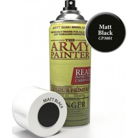 The Army Painter Colour Primer Χρώμα Μοντελισμού σε Spray Matt Black 400ml
