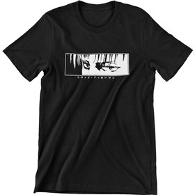 Attack on Titan T-shirt Μαύρο