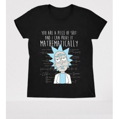 Rick And Morty Crop Circle Rick Einstein T-Shirt