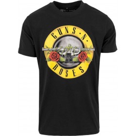 Merchcode Guns N' Roses Logo T-shirt σε Μαύρο χρώμα