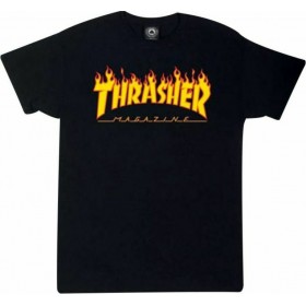 Thrasher Flame Logo T-shirt σε Μαύρο χρώμα Thrasher Flame Logo T-shirt σε Μαύρο χρώμα