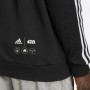 Adidas X Star Wars Ανδρικό Φούτερ με Κουκούλα και Τσέπες Μαύρο GS6321