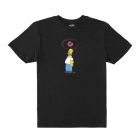 Billabong Simpsons Donut T-shirt σε Μαύρο χρώμα Billabong Simpsons Donut T-shirt σε Μαύρο χρώμα