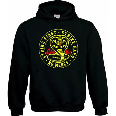 Cobra Kai Φούτερ με Κουκούλα σε Μαύρο χρώμα