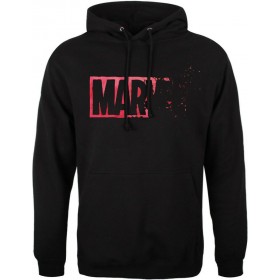 Marvel Distressed Φούτερ με Κουκούλα σε Μαύρο χρώμα