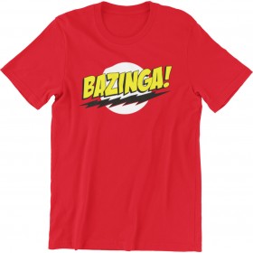 The Big Bang Theory Bazinga T-shirt σε Κόκκινο χρώμα