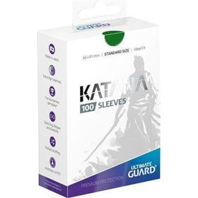 Ultimate Guard Katana Sleeves Standard Green 100τμχ Ultimate Guard Katana Sleeves Standard Green 100τμχ