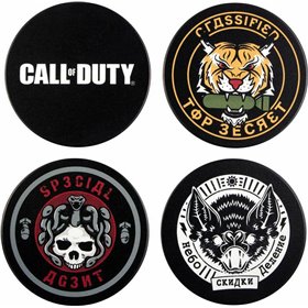 Gaya Entertainment Call of Duty: Black Ops Cold War 4-Pack Badges Coaster Set Gaya Entertainment Call of Duty: Black Ops Cold War 4-Pack Badges Coaster Set